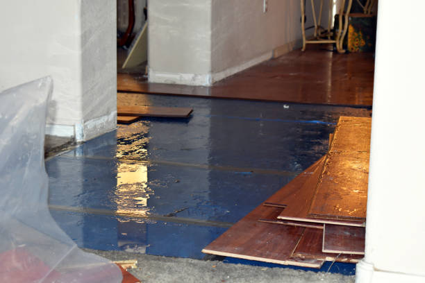 Professional Burst Pipe Cleanup technician working in Wausaukee, WI